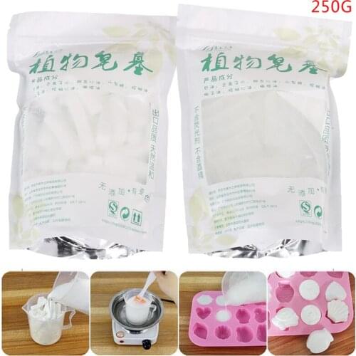 250 Grams White Transparent Soap Base DIY Handmade Soap Making Raw Material For DIY Essential Oil Soap Breast Milk Soap Making