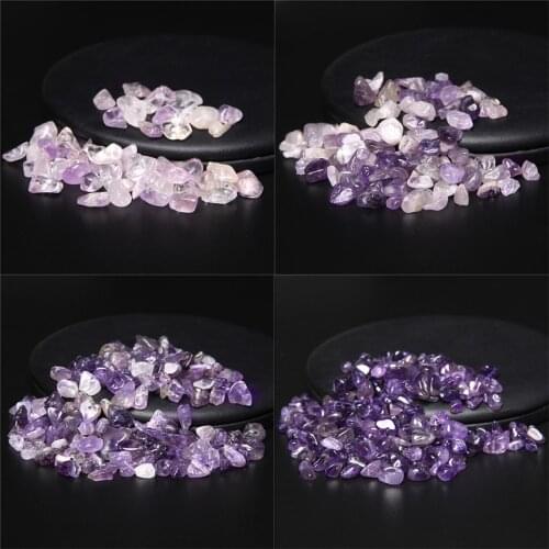Irregular Freeform Chips Beads Natural Amethysts Crystal Stone Bead For Necklace Bracelet Earing Diy Jewelry Making 15mm/Strand