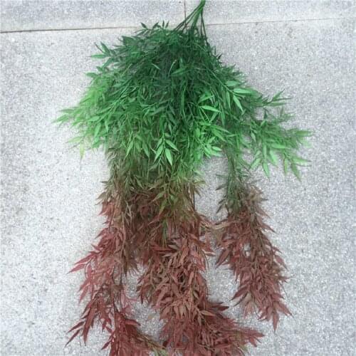 Artificial Willow wicker Willow leaf hanging Wedding plant wall material Plastic flowers weeping willows