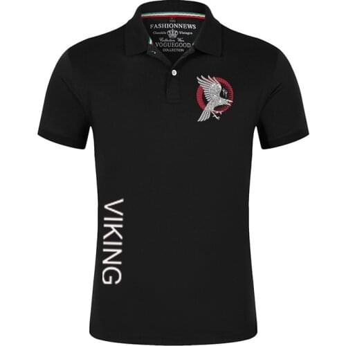 2021 Unisex Summer Viking Legend Ragnars Raven Fashion College Decal Tops Shirts Cotton Print Casual Short Slevee T shirts