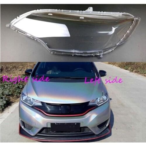 For Honda Fit/Jazz Hatchback 2014 2015 2016 2017 2018 Car Headlight Cover Headlamp Lens Auto Shell Cover