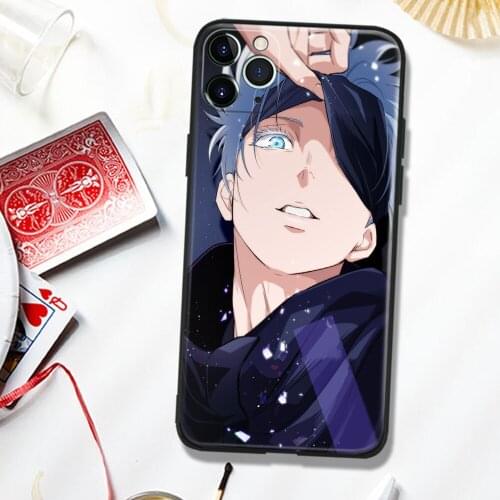Satoru Gojo Jujutsu Kaisen Soft Silicone Glass Phone Case Cover Shell For IPhone SE 6 6s 7 8 Plus X XR XS 11 12 Mini Pro Max