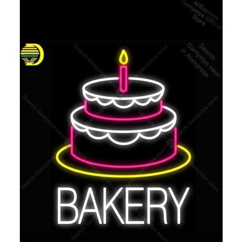 Bakery Cake NEON LIGHT SIGN Cups Neon Sign Decorate Restaurant Hotel BEER Recreation Room Shops Display Neon Signs For Bar Board