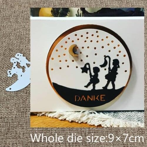 New Design Craft Metal Cutting Dies cut die Shepherd star moon boy girl Scrapbooking Album Paper Card Craft Embossing Die Cuts