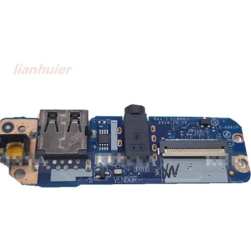 Original For dell E7450 Audio Jack Power Button USB Board 0110HR LS-A961P LF-A961P test good