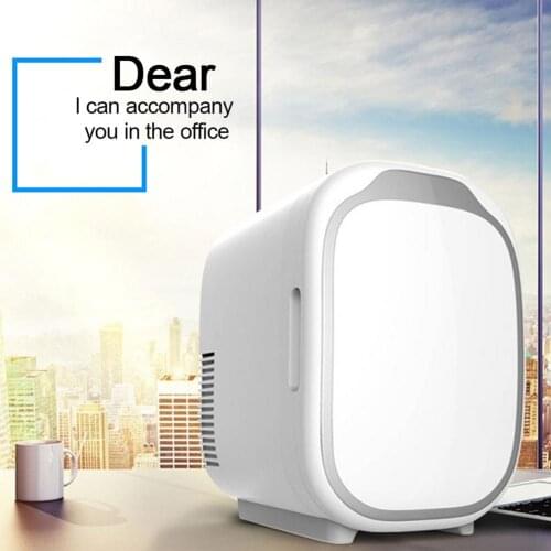 Car Refrigerator Portable 12 V Electric Fridge Icebox Freezer 6 L Dual Use Hot Cold Box Mini Small Refrigerator For Travel