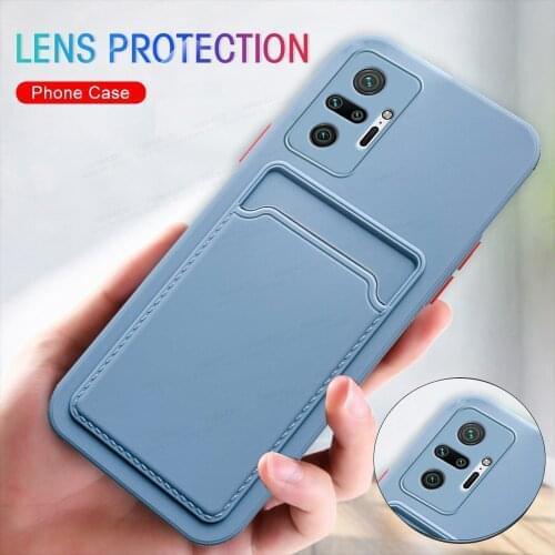 Silicone Soft TPU Case For Xiaomi Poco F3 Xiomi Redmi Note 10 Pro Note10 10Pro 10s Camera Protect Card Wallet Phone Covers Coque