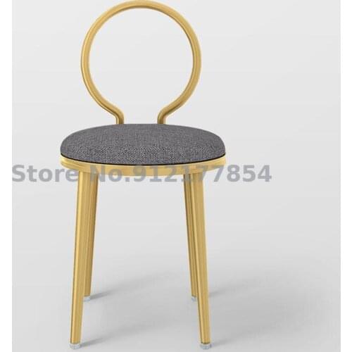 Nordic light luxury small round stool net red ins dressing table stool household dressing stool makeup stool simple creative cha
