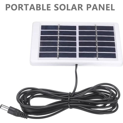 6V 5W Mini Solar System DIY for Battery Cell Phone Charger Polysilicon Solar Battery Output Devices Suitable for Camping Hiking