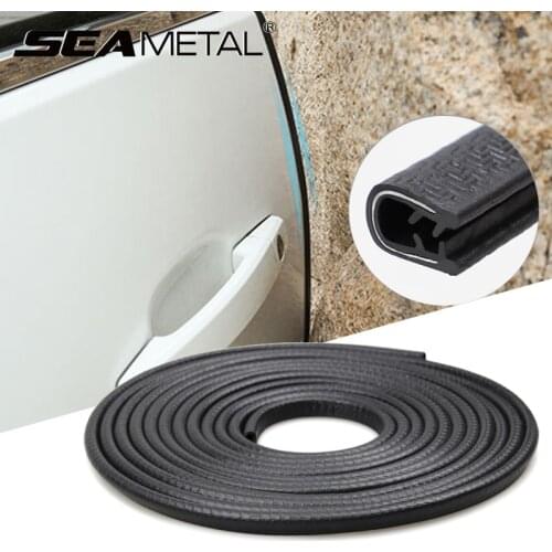 Car Door Seal Strip Scratch Car Door Edge Protector Strip Sealing Guard Trim Auto Door Edge Sticker Decoration Protector Strips