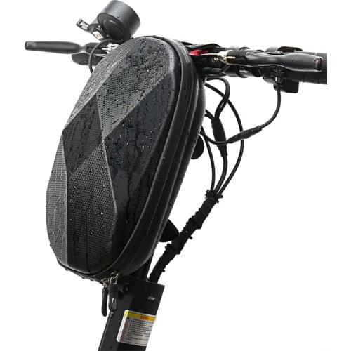 B-SOUL Waterproof Electric Scooter Handlebar Hard Shell Bag Kick Scooter Front Top Tube Frame Container Bags Dropship