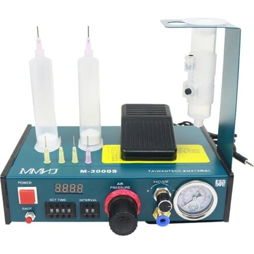 High Precision Glue Dispenser Semi-automatic Glue Machine M3000S Glue Machine Manual Foot Welding Tool Kits Glue Dropper