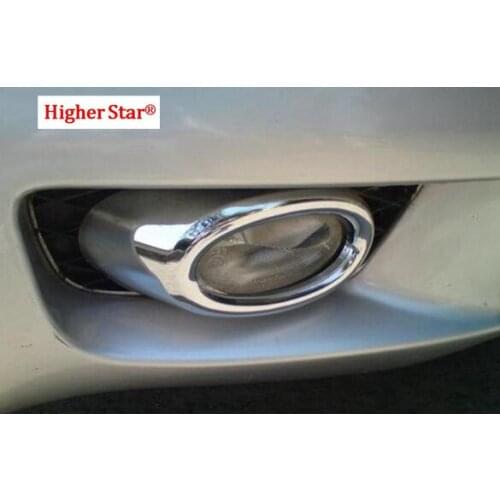 Higher star ABS chrome 2pcs car front fog lamp decoration cover For HONDA CIVIC 2006-2011