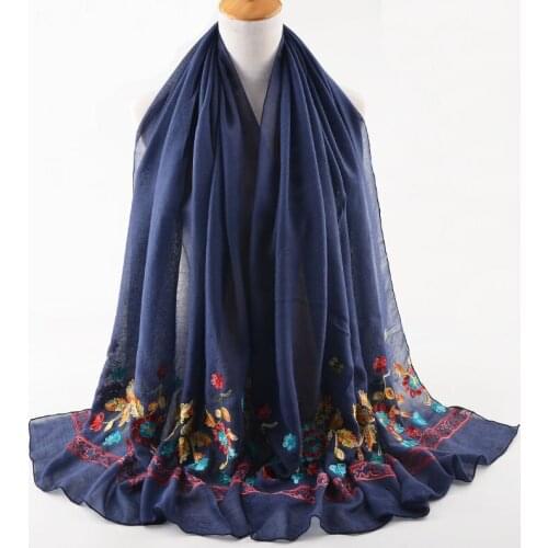 Za 2018 floral hijab,cotton plain scarf,Cotton embroidery scarf,Muslim hijab,shawls and scarves,wraps shawls,women cape,muffler