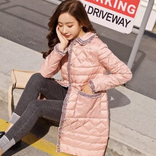 2021 Winter Women Jacket Female Stand Collar Solid White Duck Down Jackets Female Down Coat Loose Oversize Overcoats S-XL Q230