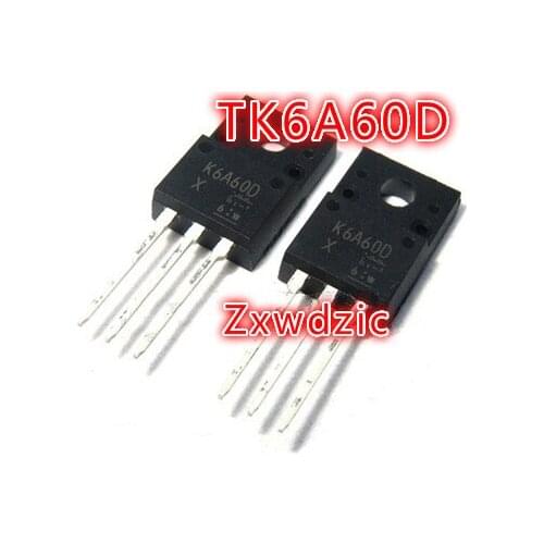 10pcs TK6A60D TO-220F K6A60D TO220F TK6A60 TO-220 6A 600V new original