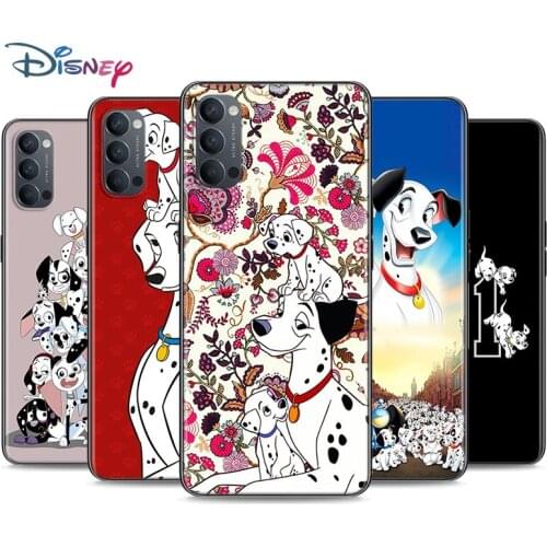 101 Dalmatians Dog Soft Black Silicone Cover For OPPO Reno 5 Pro+ 3 4 Lite F SE Z Pro 4G 5G Phone Case Shell