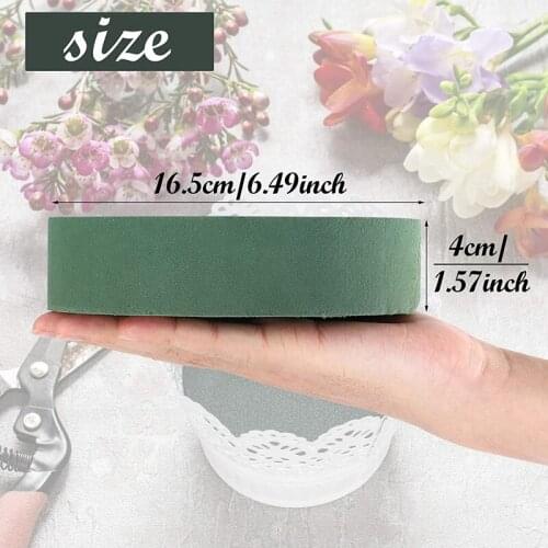 6Pcs Flower Foam Blocks 6.5Inch Round Dry Floral Foam for Artificial Flowers for Wedding Aisle Flowers,Party Decoration