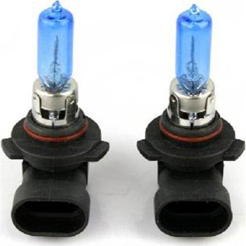 AideTek 9005 9006 6500K XENON HID HALOGEN 4 HEADLIGHT super white BULBS low + high BEAM