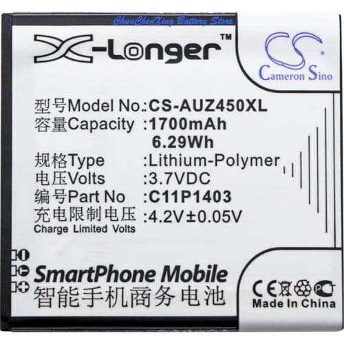 Cameron Sino 1700mAh Battery 0B200-01070000, C11P1403 for Asus A450CG, ZenFone 4.5