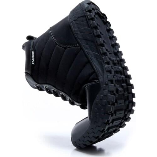 2020 YXYT Boots Mens Ankle Boots Thick-soled Leather British Style Thick Short Boots Combat Motorcycle Boots