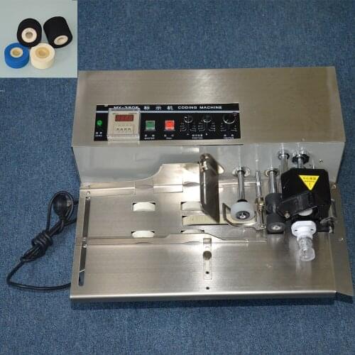 Ink roll date coder with 12pcs free hot ink roller