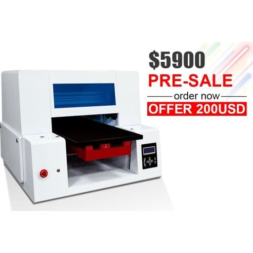 Colorsun Automatic A3+ size T-shirt Flatbed printer fast speed 400*600mm DTG printer fabric printer with 2pc 4720 printhead