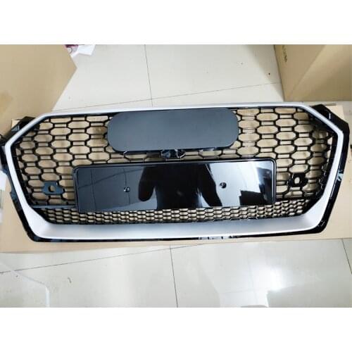 For RS5 Style Front Sport Hex Mesh Honeycomb Hood Grill Black for Audi A5/S5 B9 2017-2019 car accessories