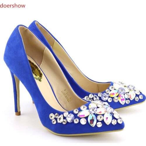 Doershow Italian Matching Shoes and Bag Set Matching Italian Shoe and Bag Set for Women Italy Shoe and Bag Set 2017 FG1-8