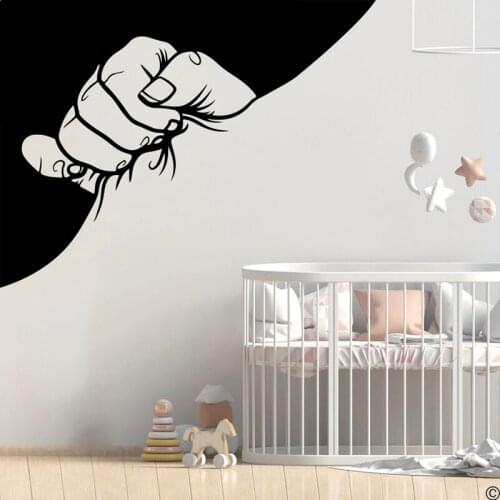 Giant Hand Wall Sticker Baby Nursery Playroom Huge Hand Family Love Hand Wall Decal Bedroom Vinyl Home Decor