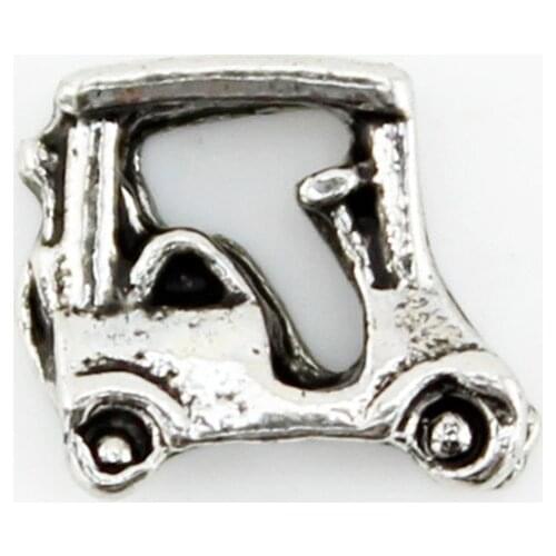 Golf kart Charms free shipping car floating charms for floating lockets 10pcs/lot