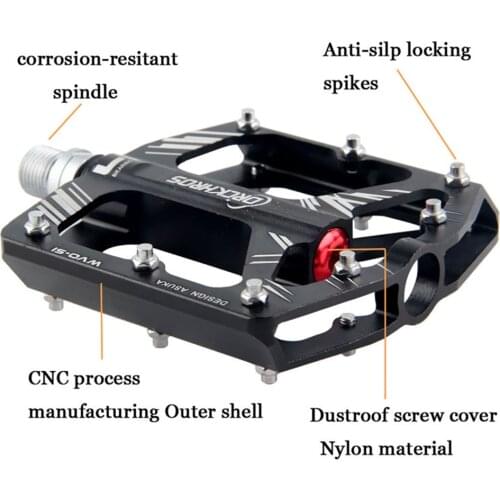 Mountain Bike Aluminum Alloy Ultralight Bearing Pedal High-end 3 Palin Mountain Bike Pedal Bicycle Pedal Bike Parts