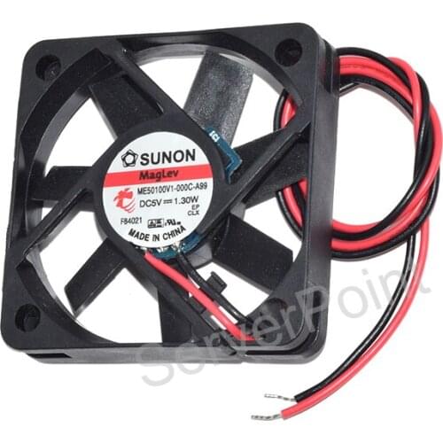Well Tested Cooling Fan ME50100V1-000C-A99 50x50x10MM DC5V 1.30W Two Wires
