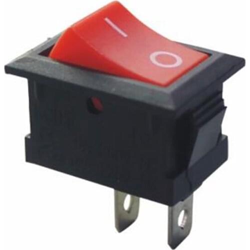 KCD1-101 ON/OFF Snap in Mini Boat Rocker Switch 10A250V 2 pins Push Button
