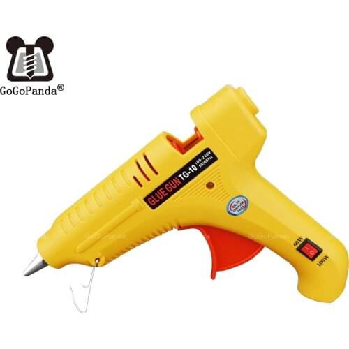 Free Shipping TG-10 60W 100W Double Power DIY Hot Melt Glue Gun Trigger Art Craft Repair Tool with Light for 11mm glue sticks
