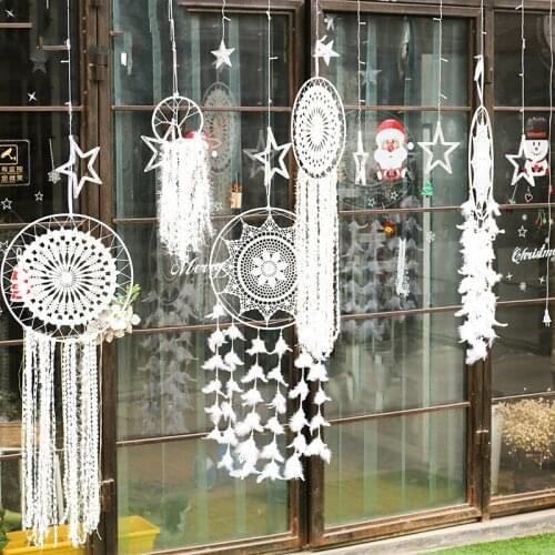 Dream catcher/catchers hanging/diy decoration nordic decoration home girls room/nursery/kids decor dreamcatcher children room