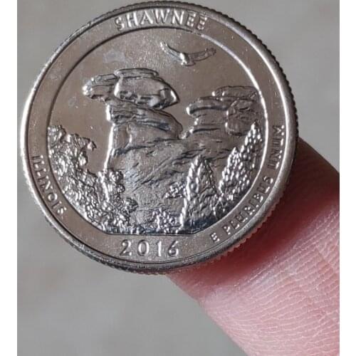 24mm United States 25Cents US America Coins Old Original Infrequent Coin Commemorative Edition 100% Real