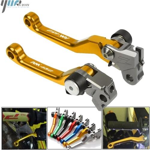 Motorcycle Pivot Foldable Brake Clutch Levers For SUZUKI RMZ450 RMZ 450 2005-2016 2015 2014 2013 2012 2011 Dirt Bike Motocross