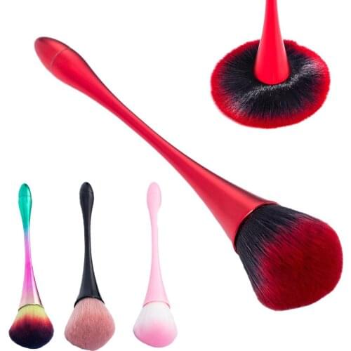 Soft Blush Nail Art Dust Cleaning Brush UV Gel Powder Removal Manicure Tool