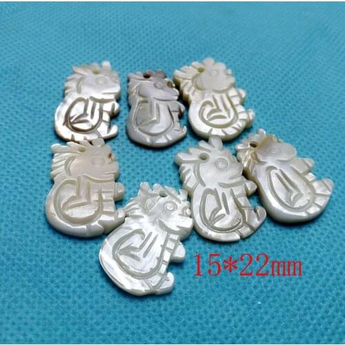 Natural White Shell Pendant Handmade Diy yindings Accessories Parts Wholesale