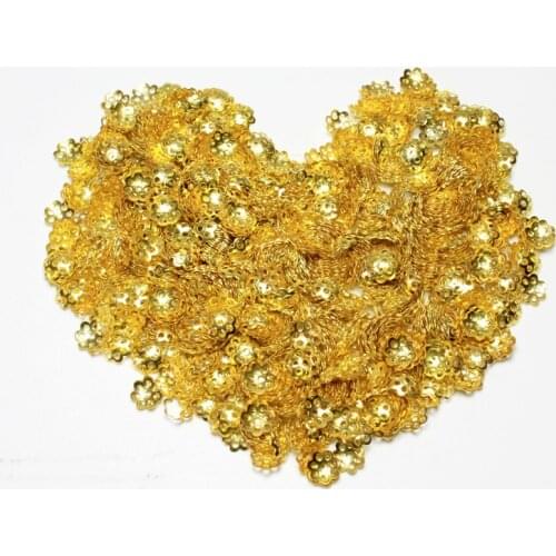 Wholesale 1000PCS 8 mm Flower Spacers Beads Cup Metal Gold Silvery Plated For Jewelry Making Fit DIY Silvery Bracelet Necklace