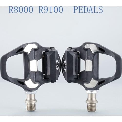 Road Bike Pedals Cleats Set for Shimnao SPD Clipless Pedals Lightweight 105 R540 R550 R7000 R8000 Self-Locking Cycling Pedal