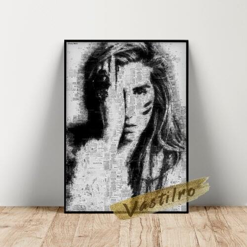 Kesha Singer Female Stars Poster Music Magazine Cover Posters Prints Wall Art Decor Canvas Painting Bar Pub Club Wall Picture