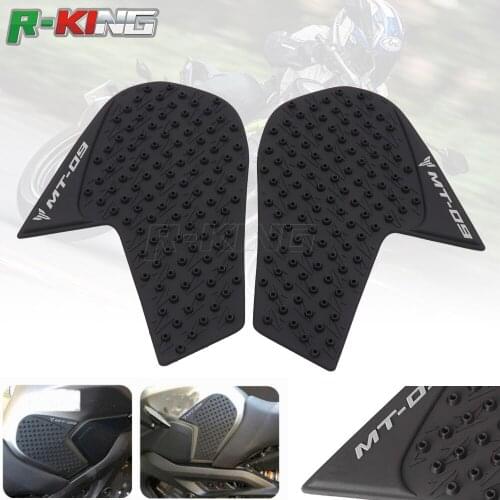 For Yamaha MT-09 FZ-09 MT09 2014-2018 2016 Motorcycle Anti slip Tank Pad 3M Side Gas Knee Grip Traction Pads Protector Sticker