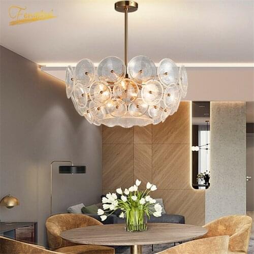 Nordic Luxury Pendant Lights Lighting Bedroom Living Room Glass Pendant Lamp Kitchen Restaurant Cafe Lustre Chandeliers Lighting