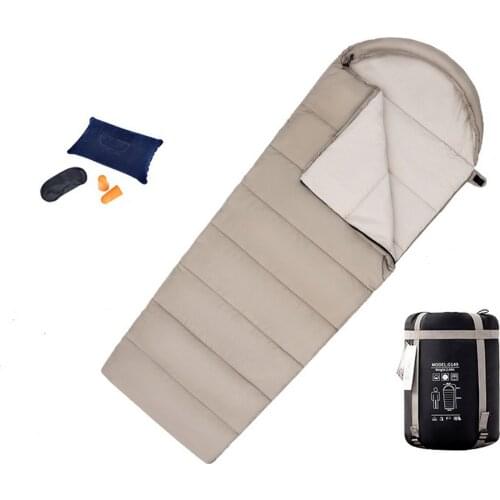 Sleeping Bag Thicken Winter Warm Cotton Sleeping Bag For Outdoor Traveling Hiking Camping Sleeping Bag 220x80cm