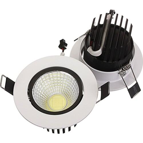 6W 9W 12W 15W LED COB Downlight AC85-265V Recessed LED Bulb led Spot for Home Bathroom Illumination led Indoor Ceiling lamp