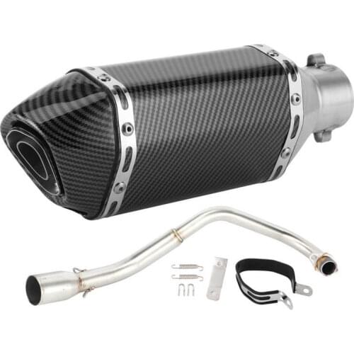 Stainless Steel Exhaust Pipe with Muffler Baffle Motorcycle Accessory Fit for Honda MSX125 2013 2014 2015 2016 2017 2018-2020
