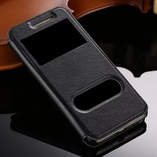 High Quality Hot Flip Ultrathin View Window Leather Case For Huawei Y5 II Luxury Phone Cover