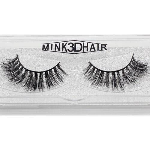 1 Pair Real 3D Mink Lashes Soft Natural False Eyelashes Mink Eyelashes Makeup Long Eye Lashes Eyelash Extension